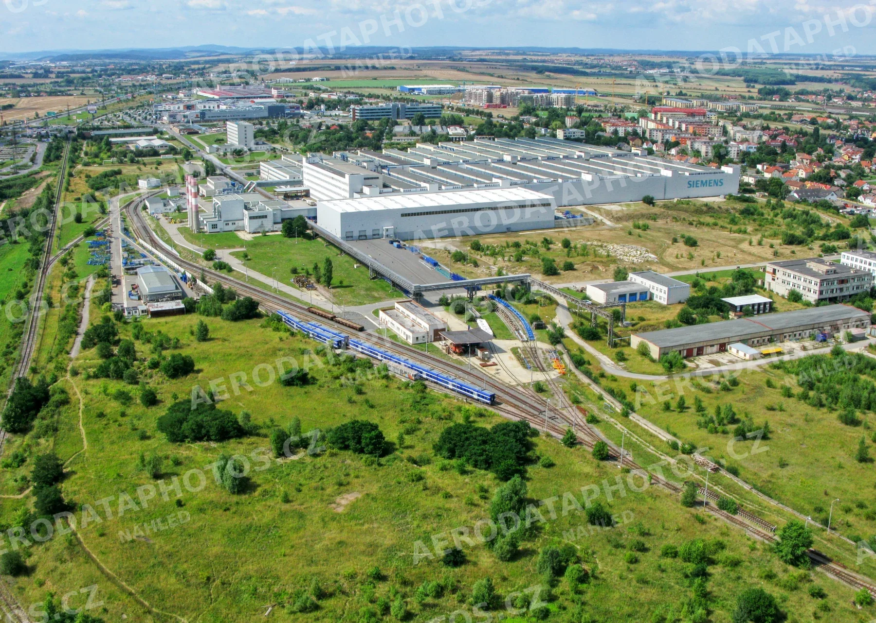 Siemens Kolejová vozidla Zličín Praha – výrobní závod 2007