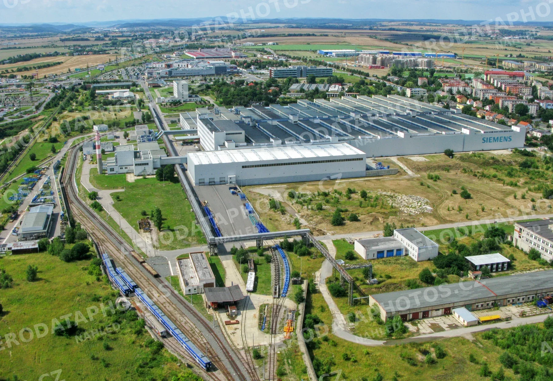 Siemens Kolejová vozidla Zličín Praha – výrobní závod 2007