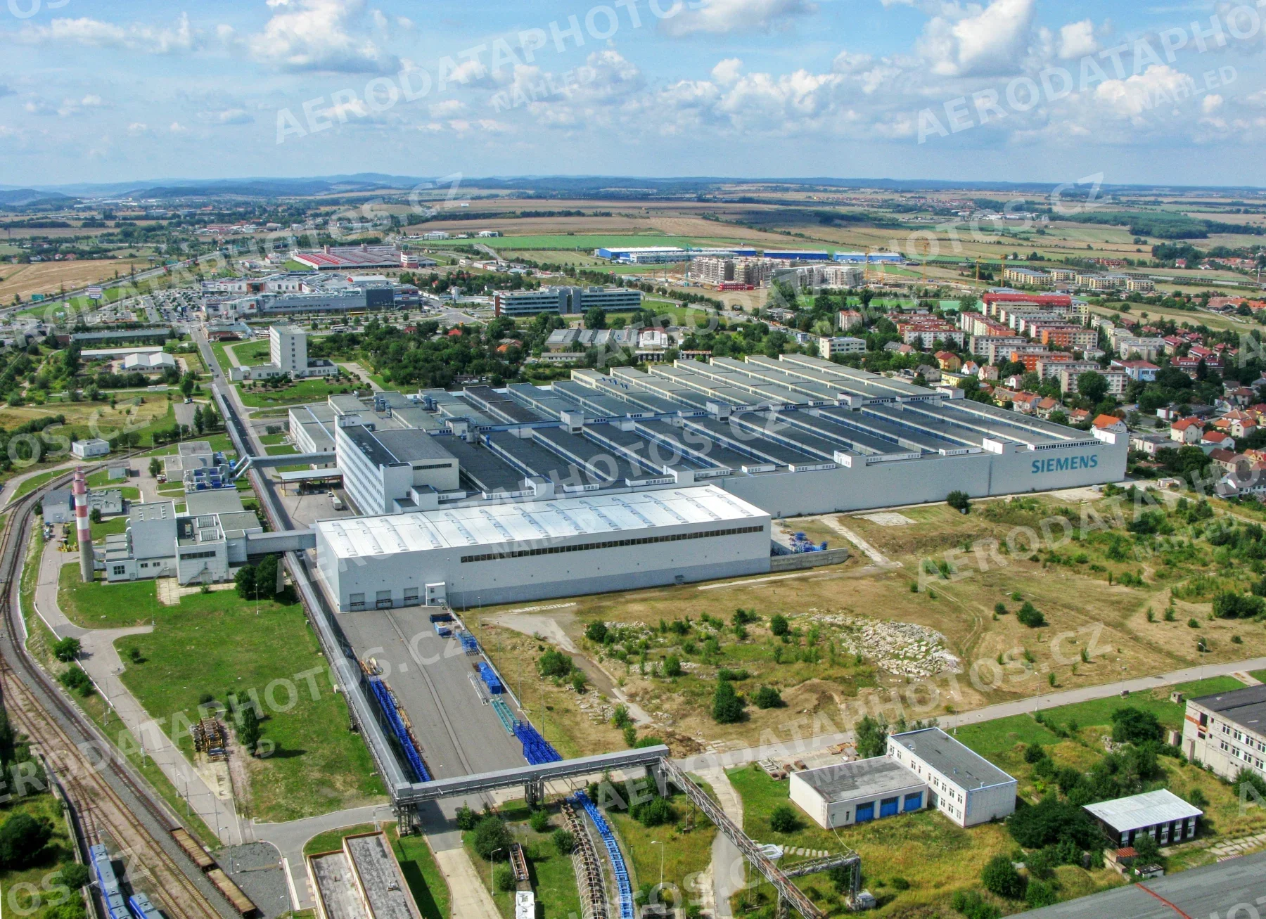 Siemens Kolejová vozidla Zličín Praha – výrobní závod 2007