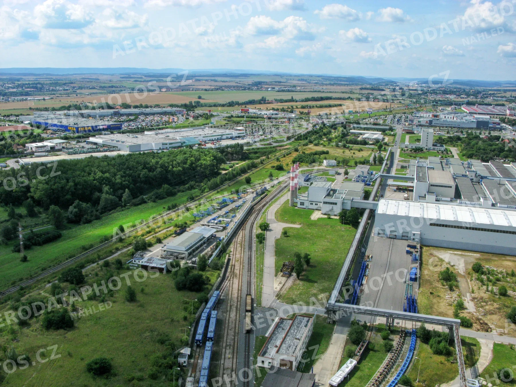 Siemens Kolejová vozidla Zličín Praha – výrobní závod 2007