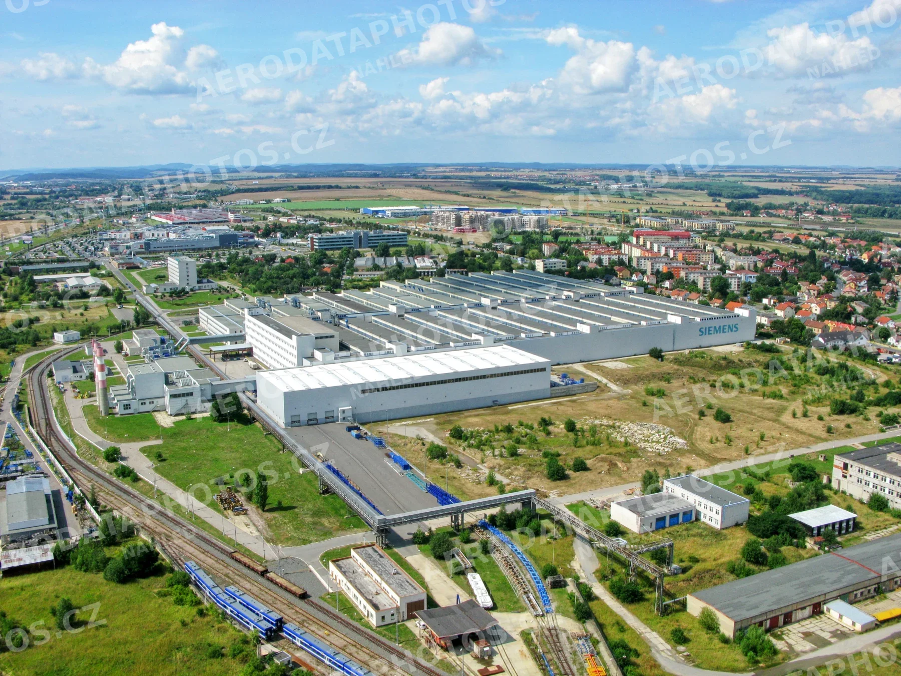 Siemens Kolejová vozidla Zličín Praha – výrobní závod 2007